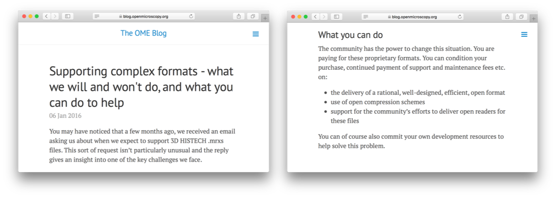 Statement about format complexity (2016)